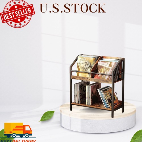 Wooden vinyl record holder - holder,