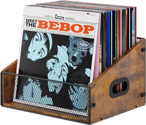 Vinyl record storage crate - vinyl,