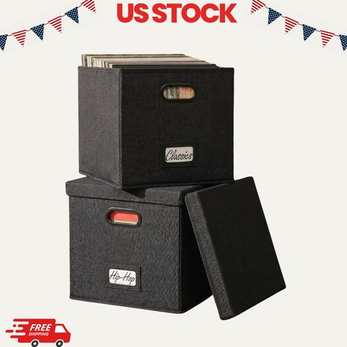New vinyl record storage - record, box