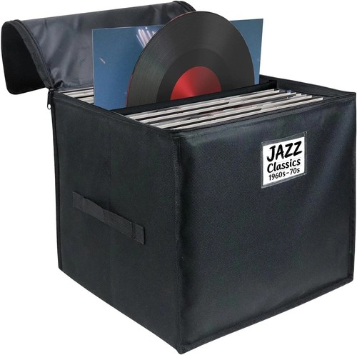 Vinyl record storage box - vinyl,
