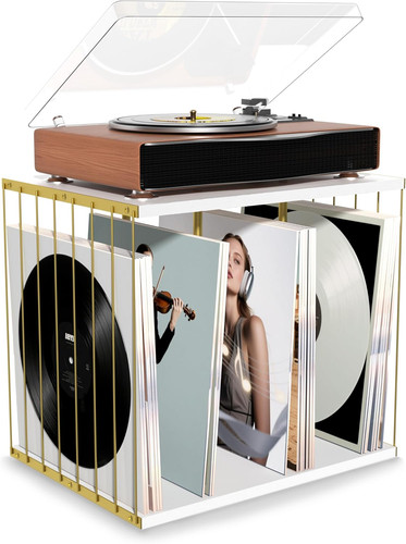 Vinyl record storage metal - record,
