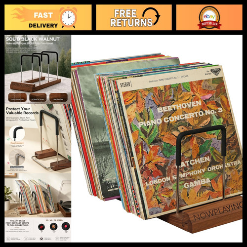 Vinyl record holder stand - record,