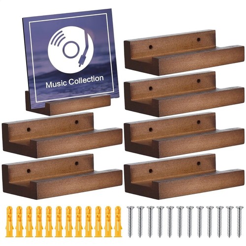6pcs wooden vinyl record - vinyl,
